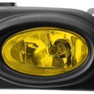 DNA MOTORING FL-HC064-AM Front Bumper Fog Light Driver & Passenger Side Enhance visibility [Compatible with 06-08 Honda Civic 4-Dr Sedan]