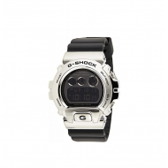 Casio G Shock GM 6900 1DR Metal Face Men's Digital Wrist Watch, Silver