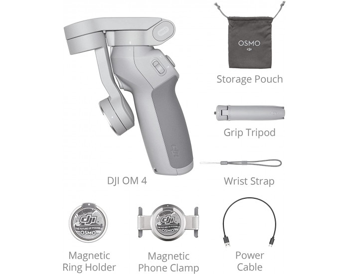 DJI OM 4 - Handheld 3-Axis Smartphone Gimbal Stabilizer 