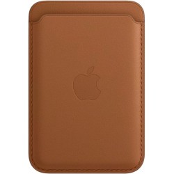 Apple Leather Wallet with MagSafe (for iPhone) - Brown saddle