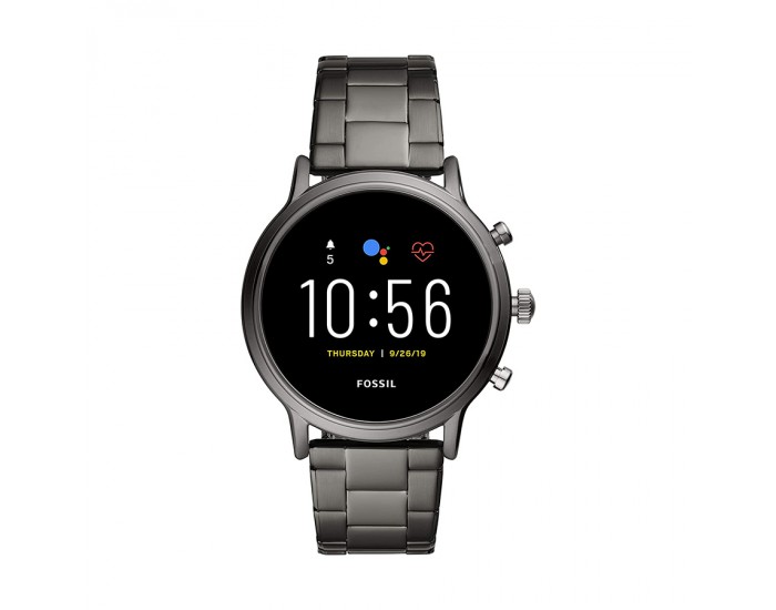 Fossil Gen 5 Carlyle Stainless Steel Touchscreen Smartwatch with Speaker, Heart Rate, GPS, NFC, and Smartphone Notifications