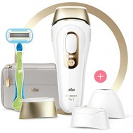 Braun Silk-expert Pro 5 PL5257 IPL hair removal system for use on body and face with 4 extras: wide head, precision head, Venus extra smooth razor, premium beauty pouch 400000 flashes