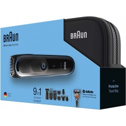 Braun Multi Grooming Kit – 9-In-1 Precision Trimmer For Beard And Hair Styling + Gillitte Proglide Razor, Mgk3980