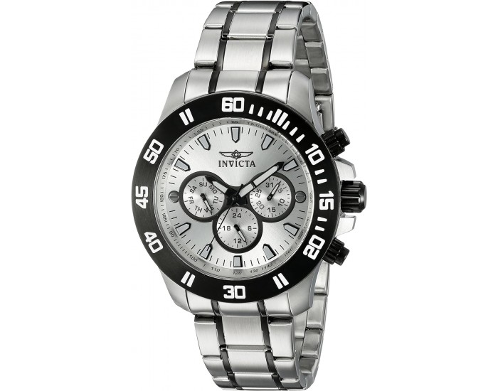 Invicta Specialty Men's Silver Dial Stainless Steel Band Watch - 21485