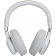 JBL Live 660NC Wireless Over Ear Noise Cancelling Headphones, Powerful JBL Signature Sound, ANC + Ambient Aware, Voice Assistant, 50H Battery, Comfortable Fit, Carrying Pouch - White, JBLLIVE660NCWHT