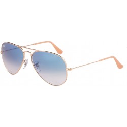 Ray-Ban RB3025 Classic Aviator Sunglasses - Gold/Blue Gradient