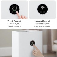 Xiaomi Smart Air Purifier 4 Pro App/Voice Control ,Suitable For Large Room Cleaner Global Version, 500 M3/H Pm Cadr, Oled Touch Screen Display - Mi Home App Works With Alexa White